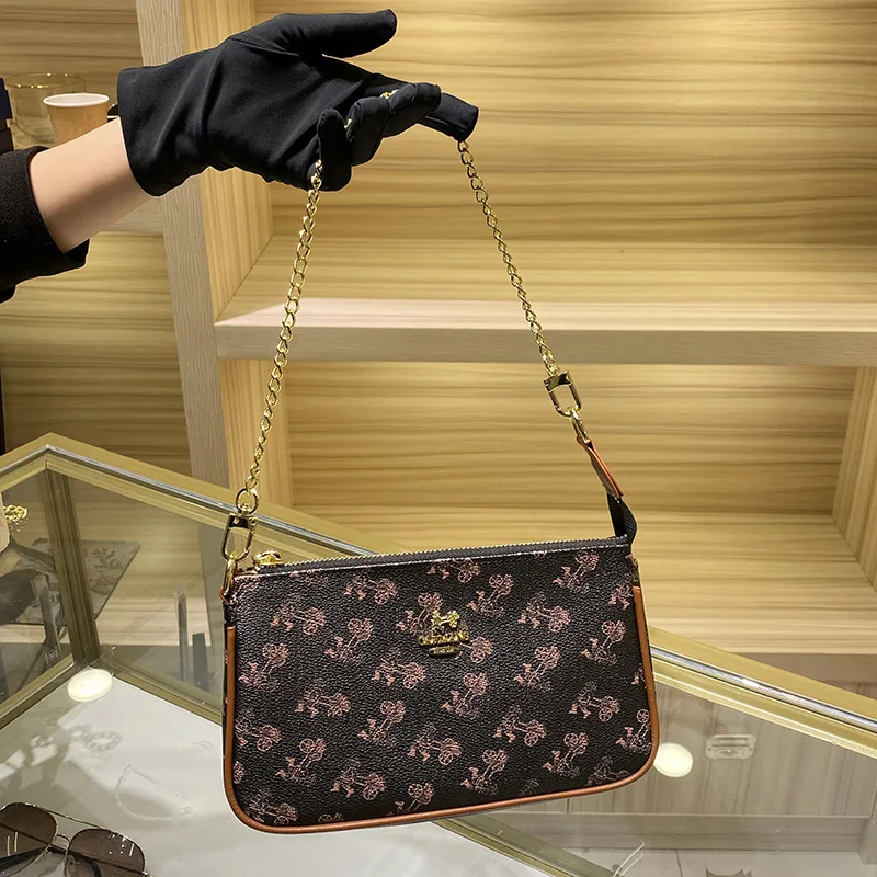 

Винтажные сумки через плечо с цветочным принтом для женщин, повседневные маленькие сумочки с ручками, женские сумки на плечо с мини-кошельк...
