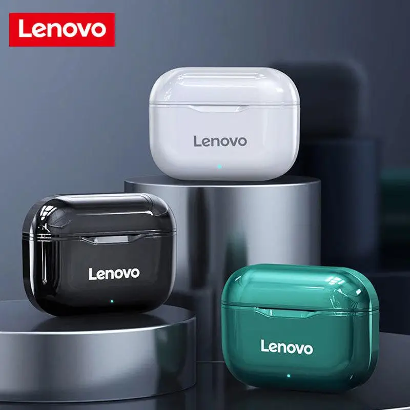 

Lenovo LP1 TWS Earbuds Bluetooth 5.0 Wireless Headphones Touch Control Sport Headset Sweatproof In-ear Earphones with Mic