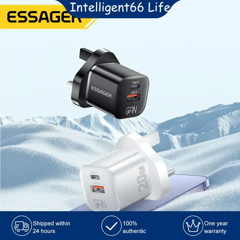 

Euro Standard Charging Plug Adapter 2 In 1 Pd20w Mobile Phone Charging Head Fast Charging Mini Charging Converter Head Universal