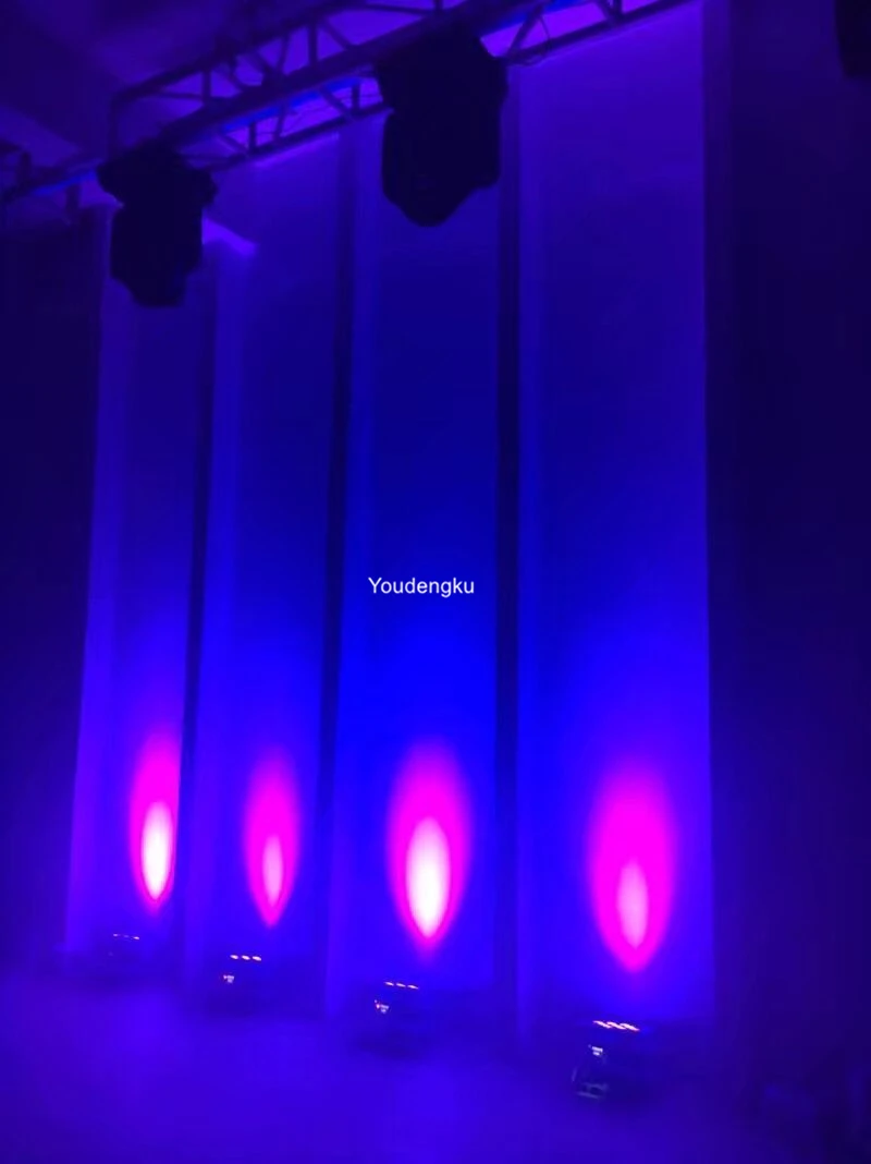 6 шт. DJ Stage Wedding светодиодный тонкий номинальный 9*15 Вт RGBWA 5в1 шестигранный