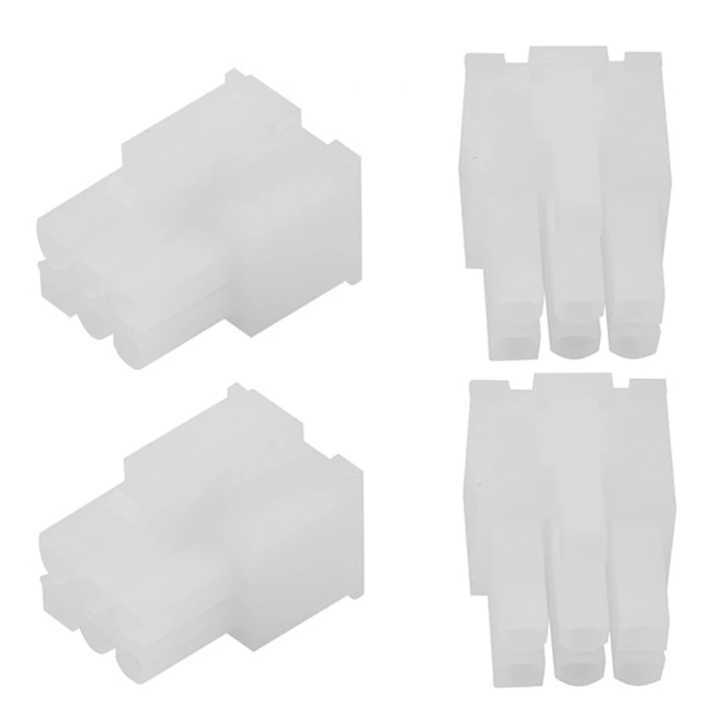 

100 шт. 5557 4,2 мм 6P 6-контактный разъем для ПК компьютера ATX графическая карта GPU PCI-E разъем питания шины PCIe пластиковый корпус