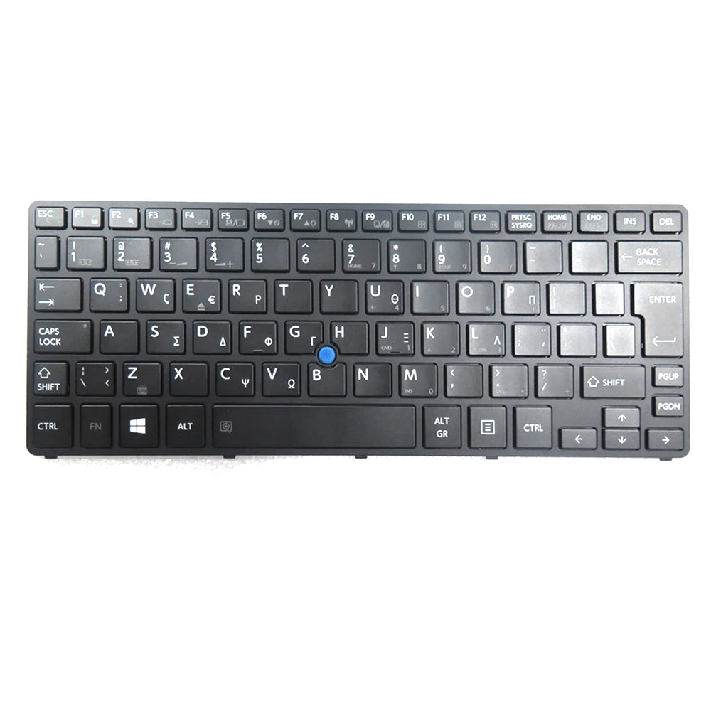 G83C000FR3GK Клавиатура для ноутбука Toshiba для Portege Z20T-B Z20T-C NSK-V12BN 0L 9Z.NAJBN.20L Греческий GK Черный с подсветкой и точками (art.: 3920d1851745d) - 3920d1851745d