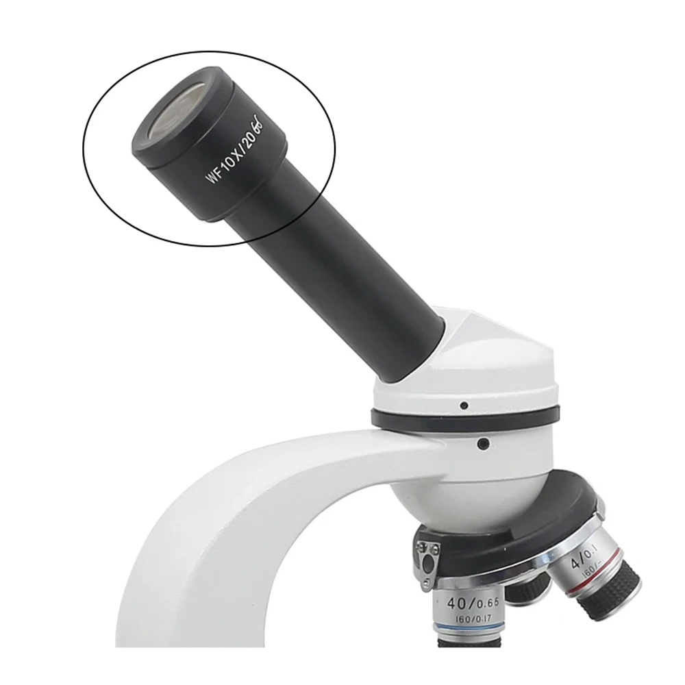 2 шт. WF10X окуляр микроскопа с высокой точкой зрения 20 мм/18 мм монтаж окуляра 23 для