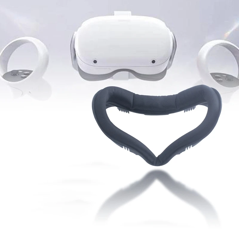 

Face Cover Softly Touch Cover Dustproof Protective Eye Mask Cover Props Compatible with Oculus Quest 2 VR Accessories