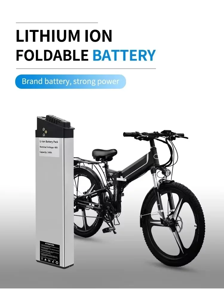 Встроенный аккумулятор для электронного велосипеда 48 В 17 Ач/14 Ач/10 Ач двигателя