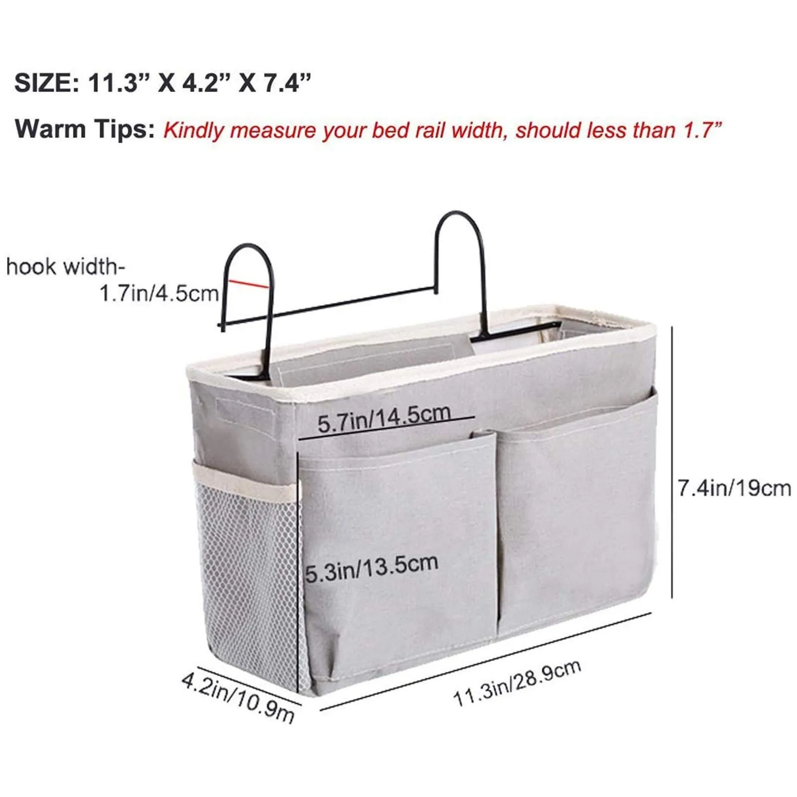 Креативная холщовая подвесная сумка для хранения домашние прикроватные карманы