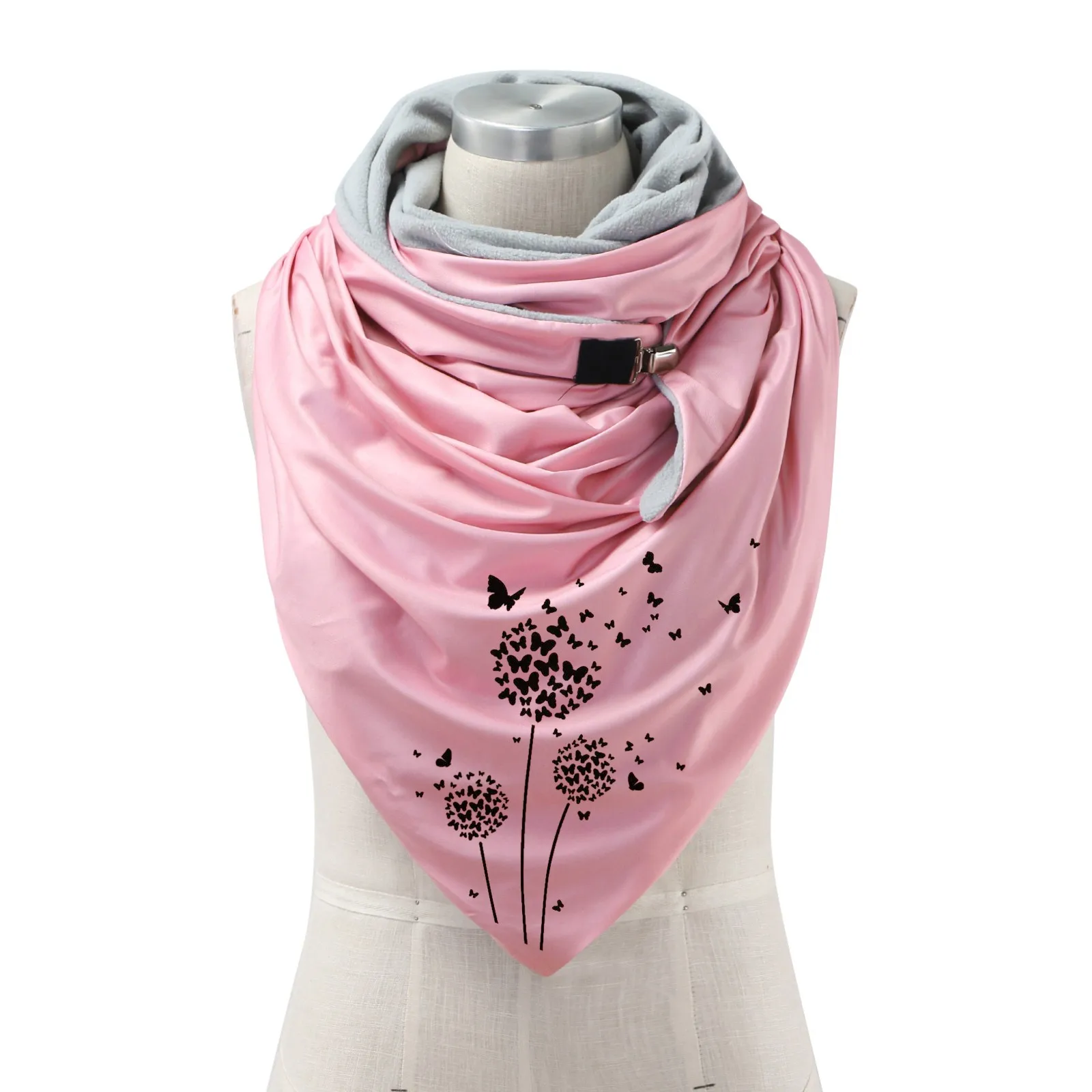

Button Fashion Casual Scarves Women Shawls Warm Wrap Printing Soft Blanket Scarf for Women Oversized Lightweight Blanket Scarves