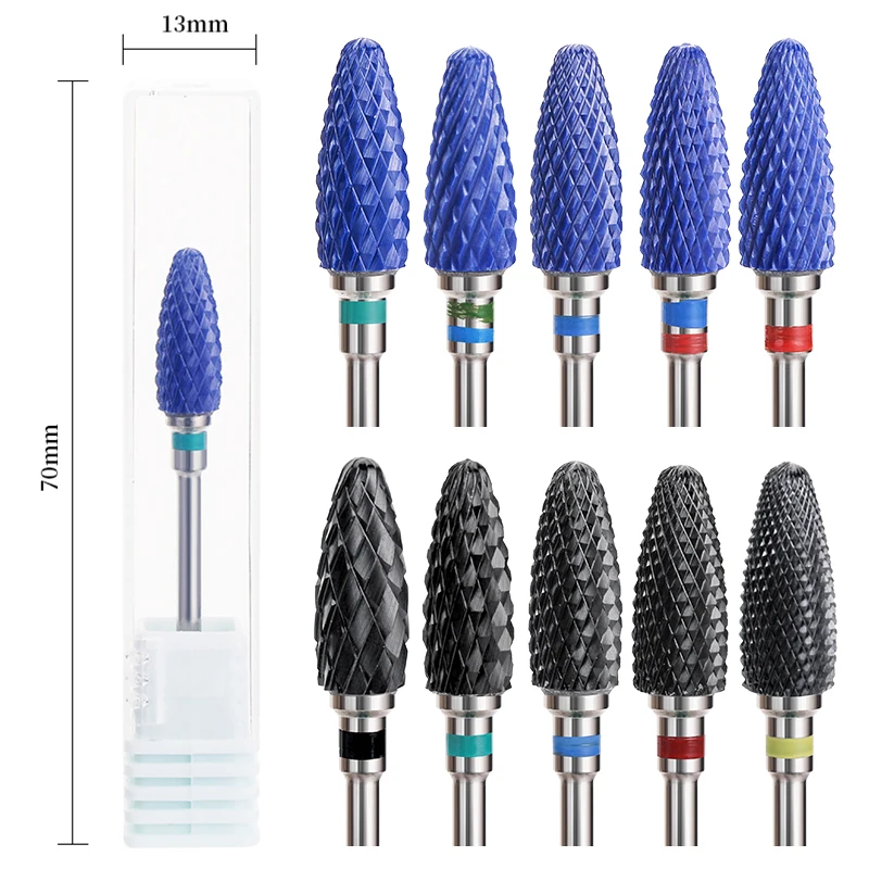 

Ceramic Milling Cutter Manicure Nail Drill Bits Electric Nail Files Grinding Bits Mills Cutter Burr Nail Manicure Accessories