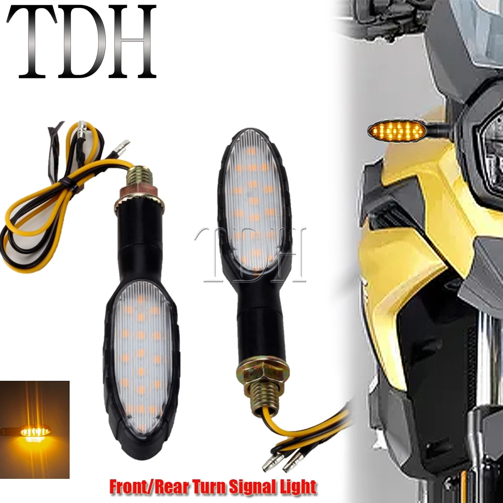 

Светодиодный сигнал поворота для мотоцикла, желтый индикатор поворота для Honda, BMW, Yamaha, Harley, Dyna, Softail, Road King