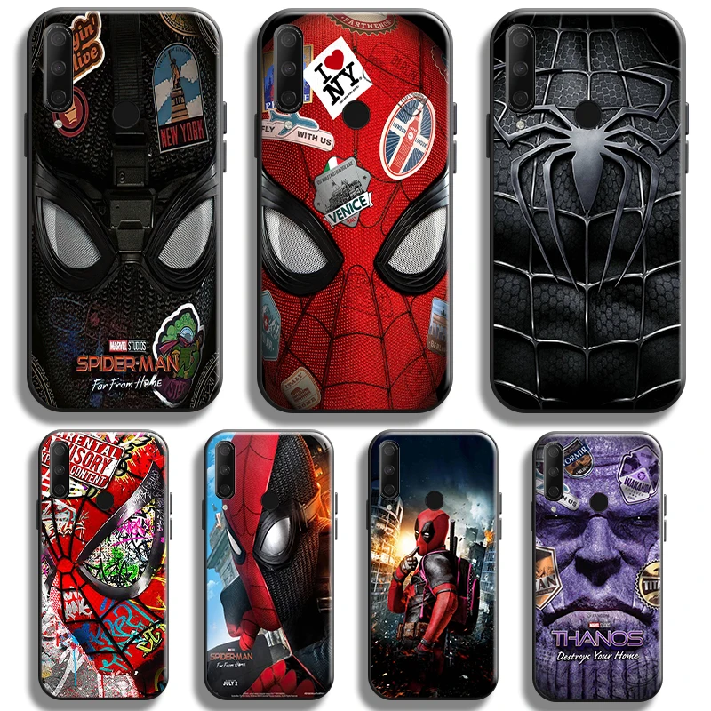 

Spiderman Deadpool Venom Phone Case For Huawei Y9 Y7 Prime 2019 Y9a Y9s Y9 Y7 Y6 Y6P Y7P Y8P Coque Funda Back Carcasa Cases