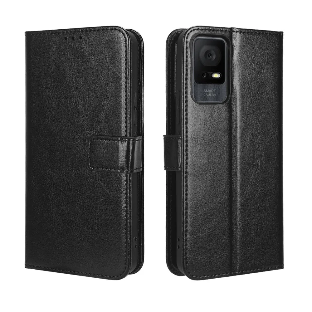 Фото Для TCL 40SE 40R 405 406 Роскошный флип-чехол-подставка из искусственной кожи с ремешком для TCL 40 SE 40 R TCL40SE TCL40R TCL405 Сумки для телефонов №1
