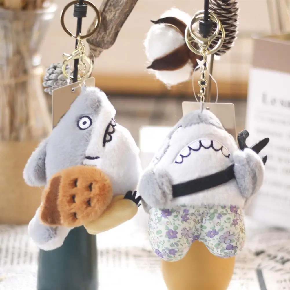 

Износостойкая кукла, брелок, яркий внешний вид, плюшевый брелок для куклы в виде акулы, украшение для куклы