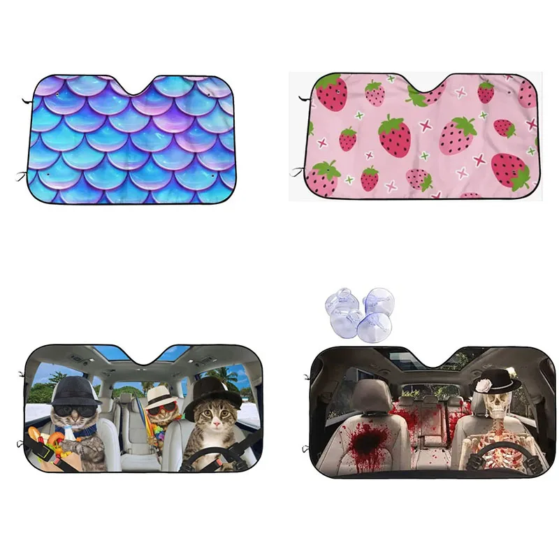 Настраиваемый солнцезащитный козырек из углеродного волокна на лобовое стекло