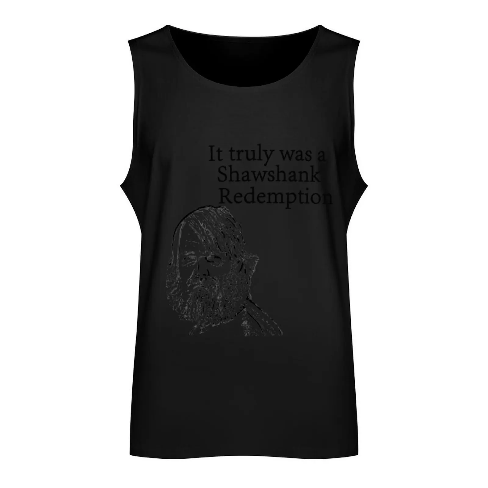 Это truly was a Shawshank Redemption - Last man on earth Майка Мужские футболки без рукавов для фитнеса и
