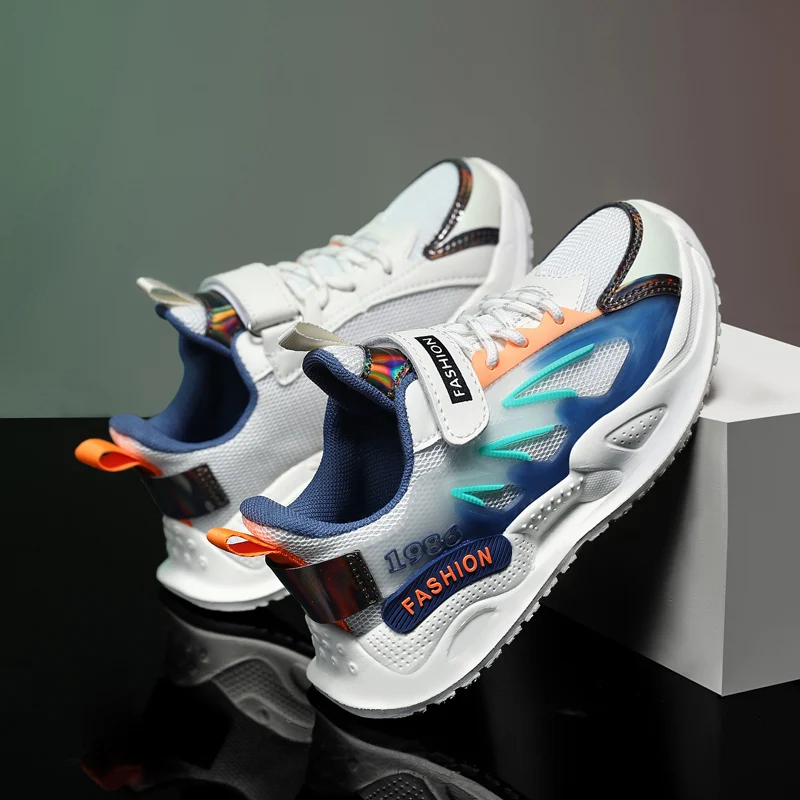 

Fashion Brand Running Training Shoes 2022 Medium and Large Children's Shoes Girls Boys Sport Running Breatherable Kids Shoes