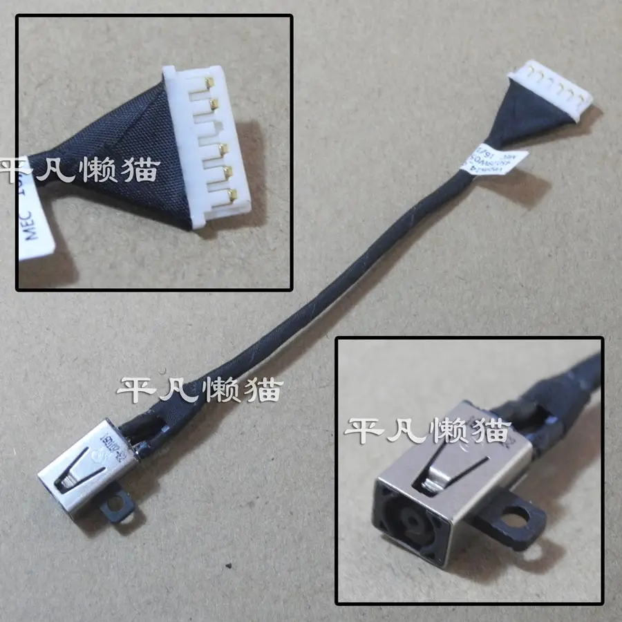 Разъем питания постоянного тока с кабелем для ноутбука Dell Vostro 3468 3467 3568 3476 P76G DC-IN гибкий кабель