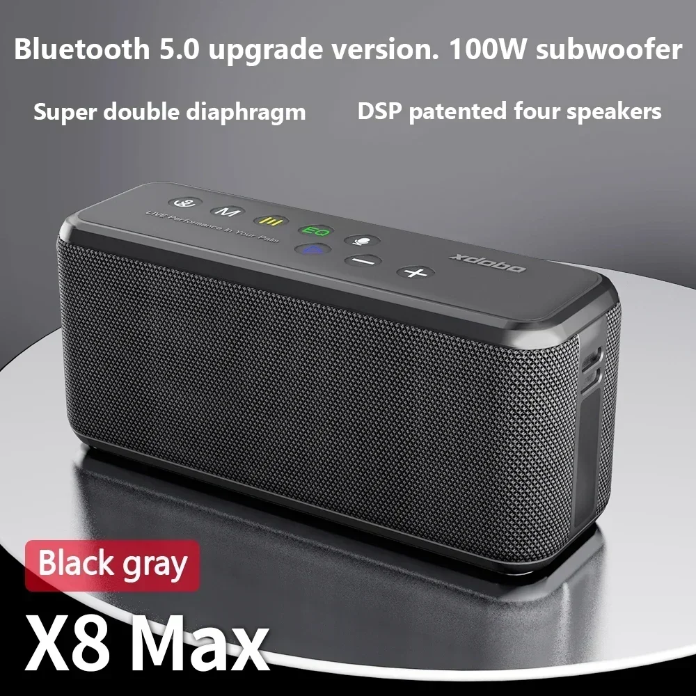 Фото 2026 XDOBO X8 Max 100W акустическая система с мощными басами и объемным звуком, проводная и беспроводная, для домашнего кинотеатра и телевизора. №2