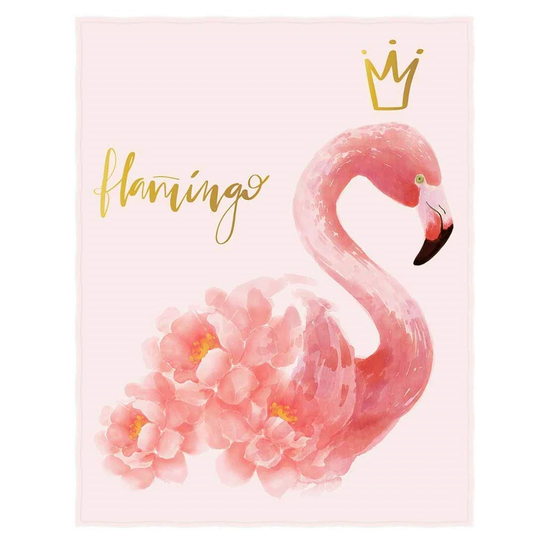 

Pink Princess Flamingo Super Soft Throw Blankets for Bed Couch Sofa Lightweight Travelling Camping Throw Size for Girls Adults