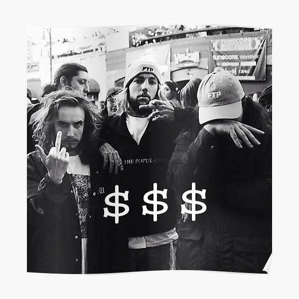 

Постер на стену «Suicideboys X Pouya», украшение для дома, комнатное забавное настенное украшение, Современная винтажная печать, без рамки