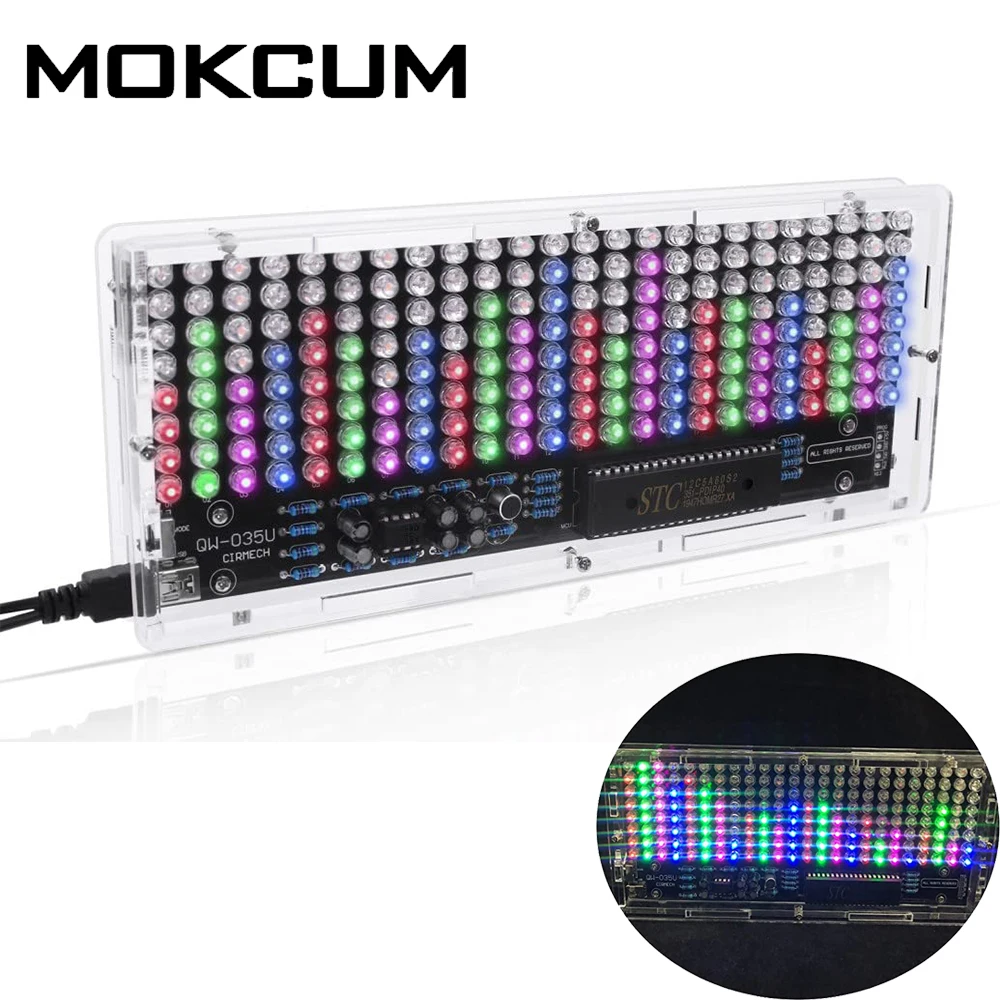 Набор для самостоятельной сборки светодиодный дисплей спектра музыки 4 цвета