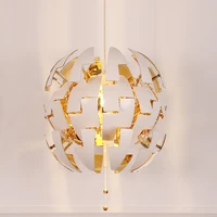 modern creative led chandelier deformation golden staircase light childrens room restaurant table bedroom bedside drop lights