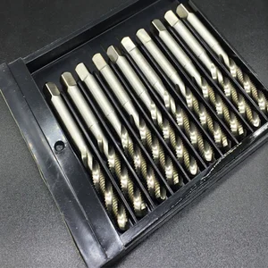 Бесплатная доставка HSS6542 сделано UNC UNF 4-405-406-328-3210-24 HSS машинные краны спиральные канавки краны для металлических заготовок резьба