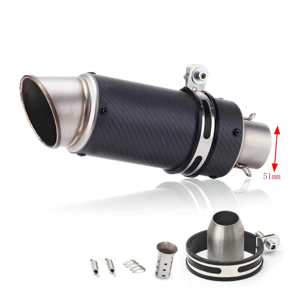 

Универсальный глушитель мотоцикла 51 мм 60 мм с DB Killer GP-Project для Honda Yamaha R6 R1 R3 MT07 GSX250 Z400 Z900