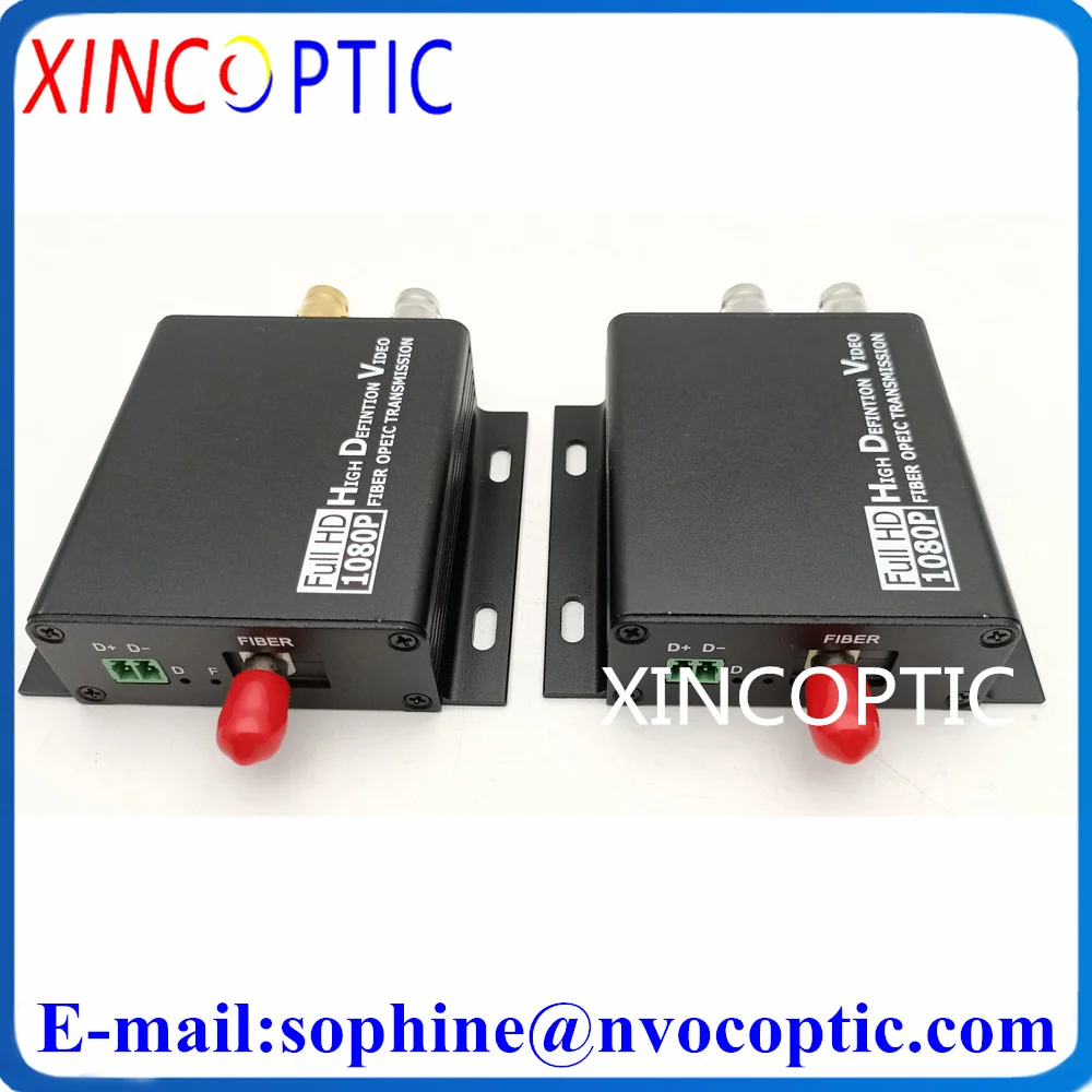 1Ch 30Hz Mini HD-SDI to Fiber Converter с RS422/RS485 Reverse Data и Tally,SMF,FC Connector 20KM, Fiber Transmitter and Rec