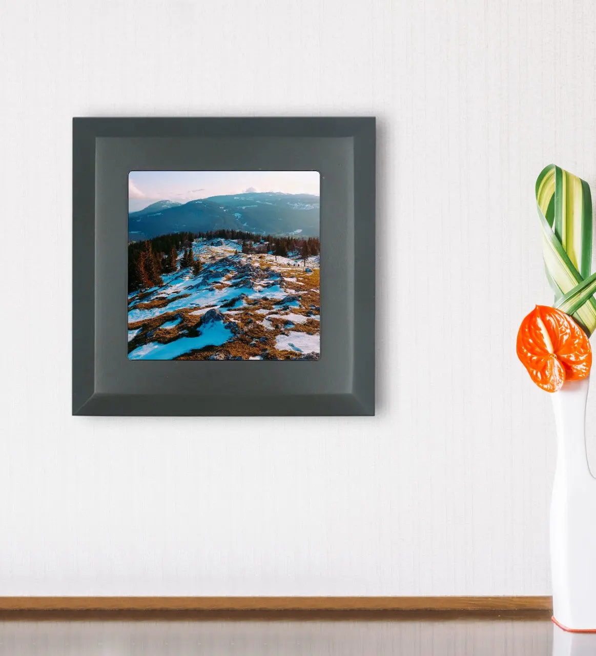 

BK Gift Doğa Designed Wood Framed Stone Wall Dekoru-1