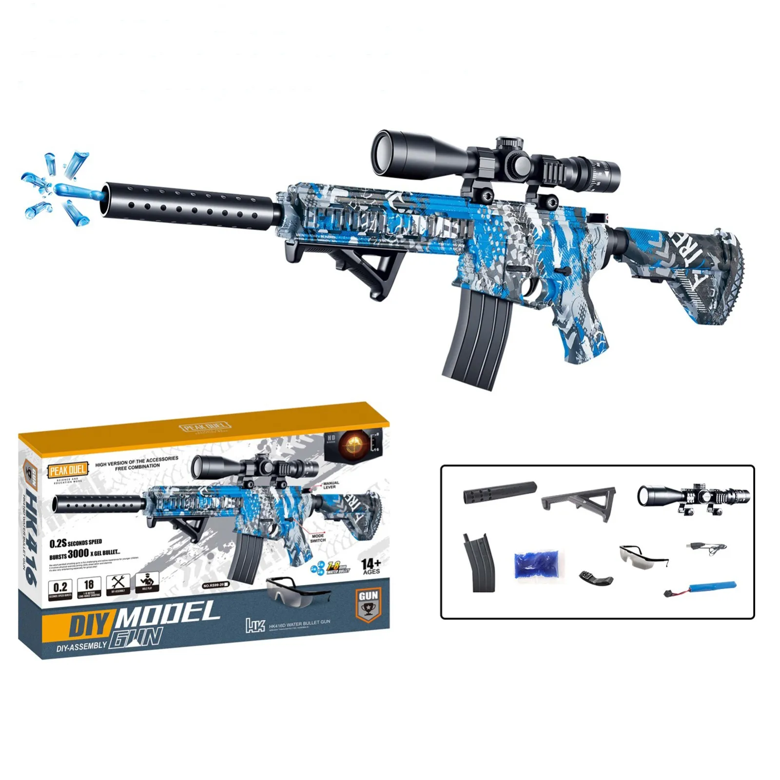 

Ручные игрушечные пистолеты для мальчиков с водой, модель оружия из страйкбола и пластика для косплея, подарок на день рождения