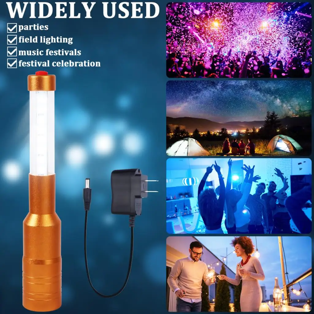 4pcs LED Strobe Baton Topper Bottle Service Sparkler for Vip Nightclubs Party Club Event Led Champagne Bottle Flash Sticks