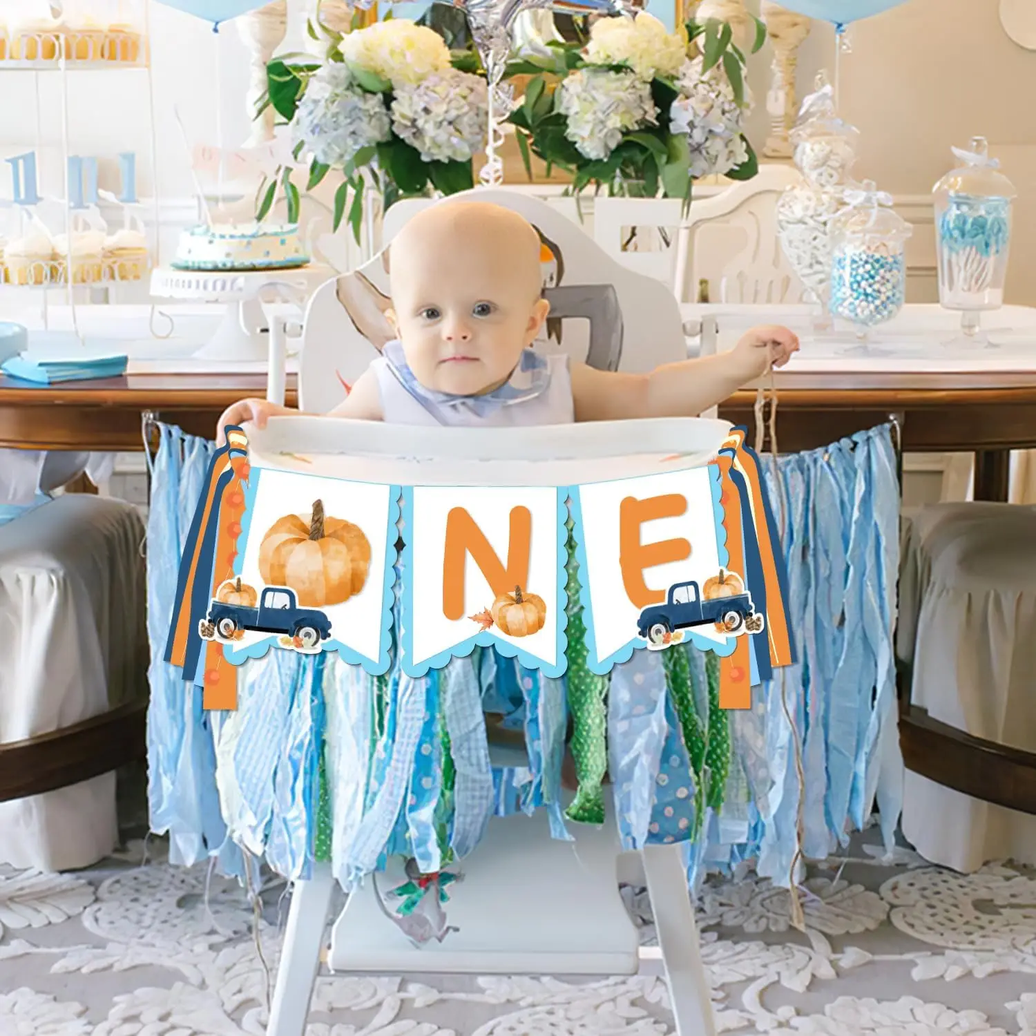 Черевельный тыквенный грузовик стульчик для кормления баннер тематический