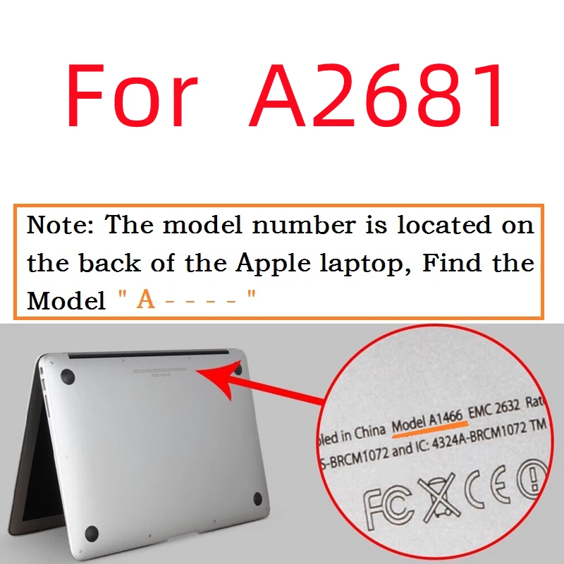 Фото Для чипа M2 2022 Apple MacBook Air 13,6 дюймовая Защитная пленка для экрана ноутбука из закаленного стекла A2681 защитная пленка без пузырьков для ноутбука №2