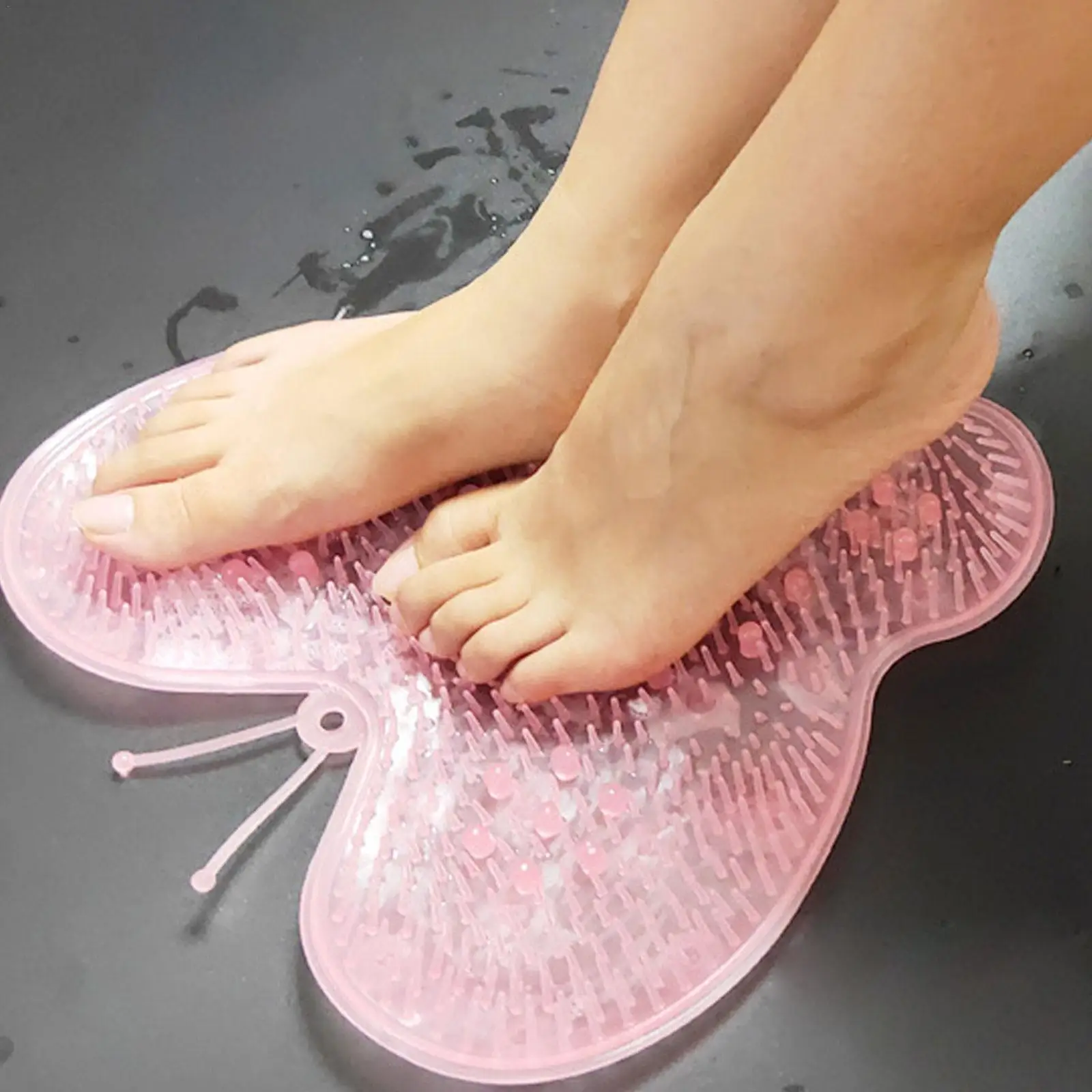 

Силиконовая Нескользящая щетка-бабочка для мытья ног