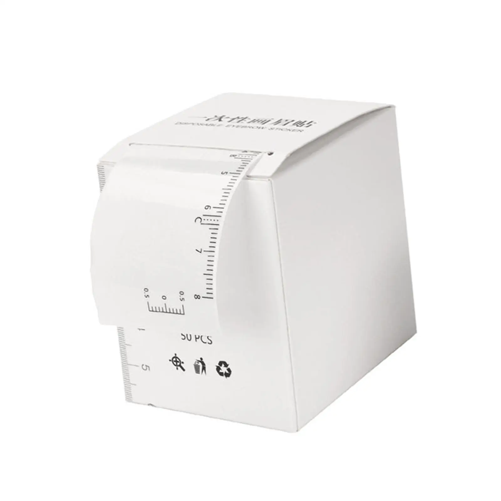 

Клейкая линейка для бровей, 50 шт., наклейки, шаблон для формирования бровей, направляющая для составления карты бровей, инструмент для макияжа, линейка для бровей, трафареты для тренировок