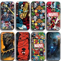 usa marvel comics phone cases for samsung s20 s21 fe plus ultra protective luxury ultra shell smartphone coque original tpu