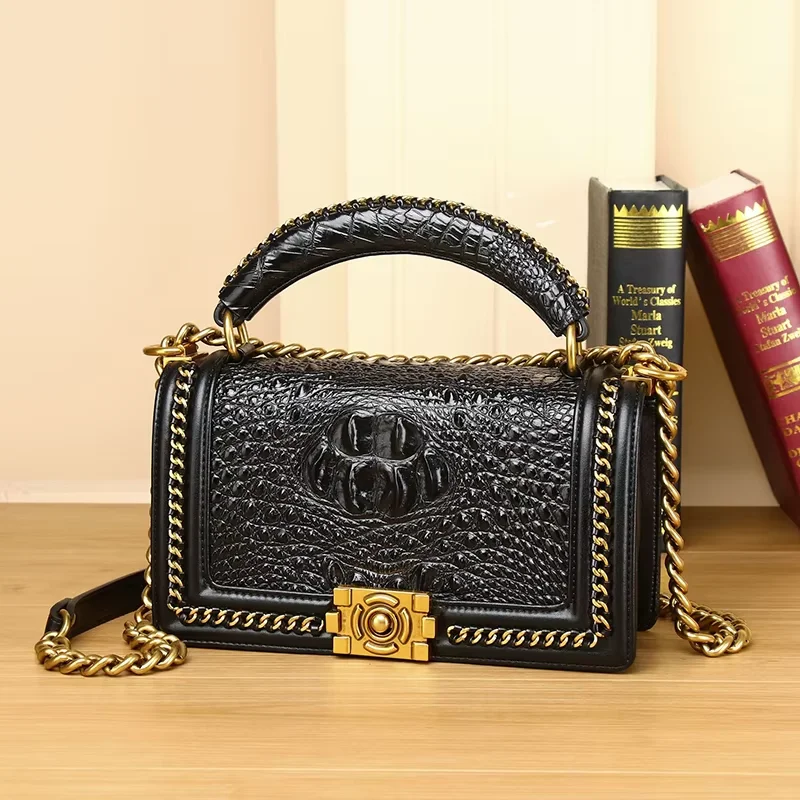 Высококачественная женская роскошная сумка из натуральной воловьей кожи с