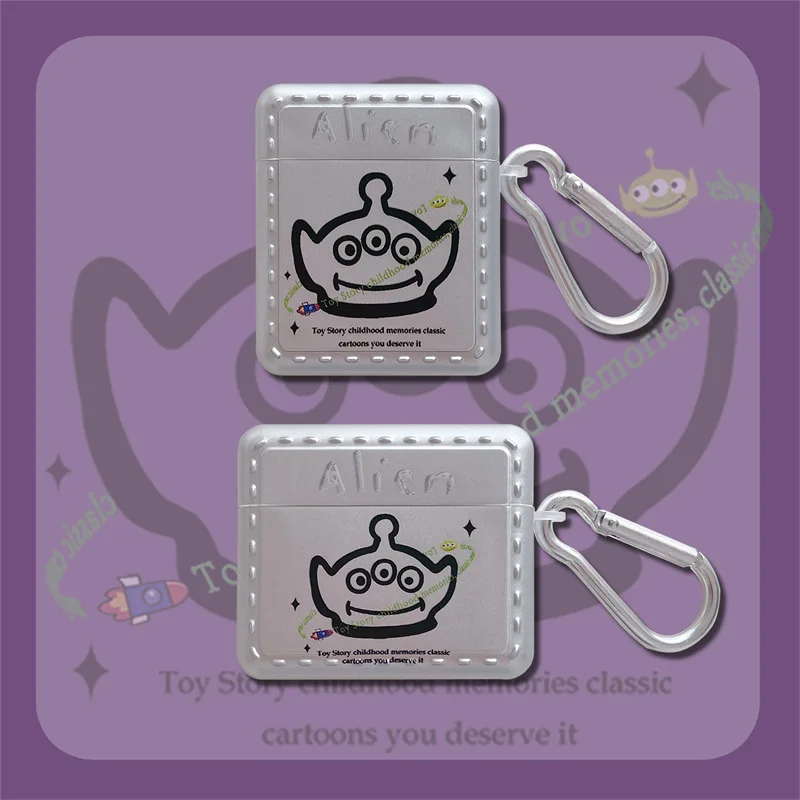 

Чехол с гальваническим покрытием и рамкой для фотографий Disney, защитный чехол с Bluetooth-гарнитурой «инопланетянин» для Apple AirPods pro 1/2/3