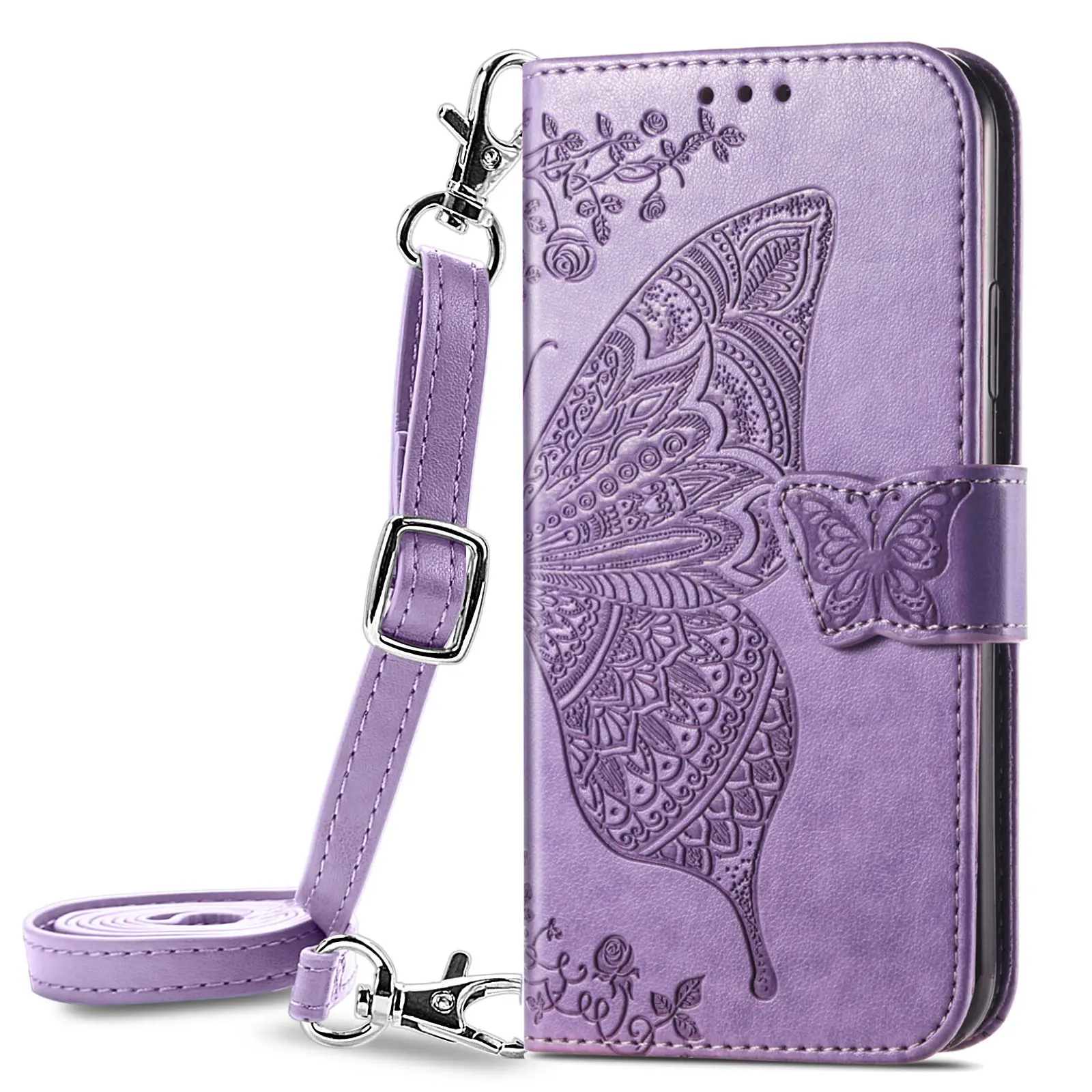 Роскошный кожаный чехол-книжка с ремешком на запястье для Aquos Sense 8 7 Plus 6S R8 Pro R7 R6 3D