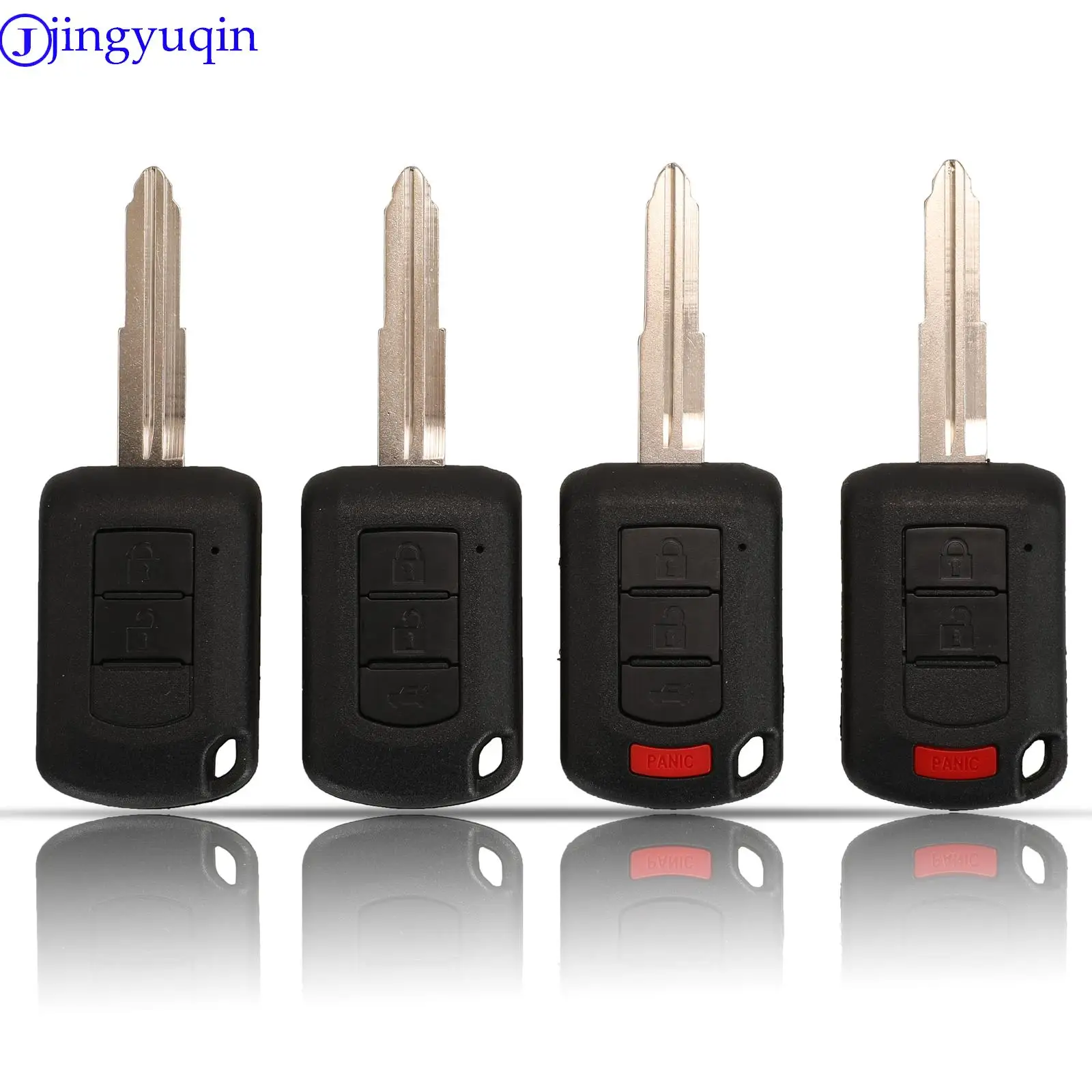 Jingyuqin 2/3/4 кнопки откидной Чехол для дистанционного ключа автомобиля чехол Mitsubishi
