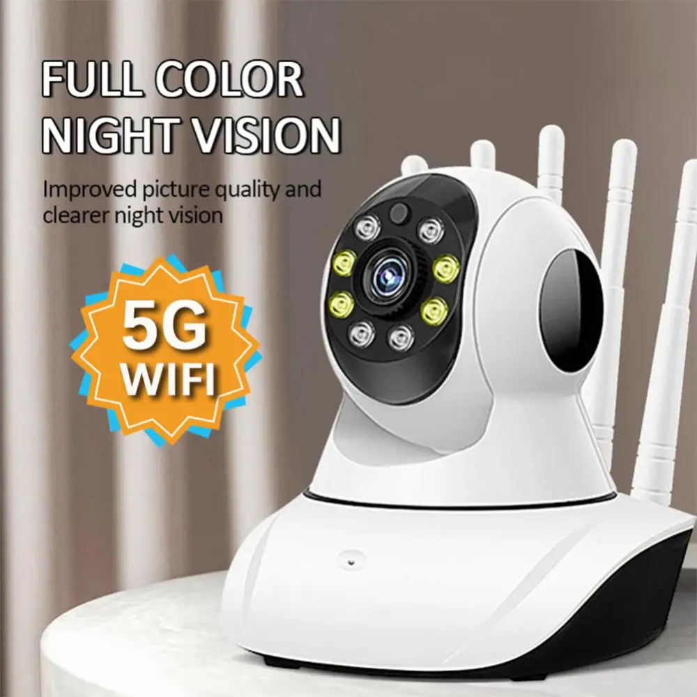 

Security Wifi IP Camera 2MP Indoor Home Camera Color Night Vision Wireless Video Camera Auto Tracking Remote Control Baby Camera