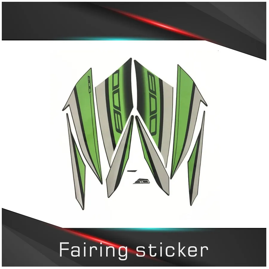 

For Z800 2013 2014 2015 2016 Green White Orange Motorcycle Stickers Decals OEM Re-engraved Sub-factory Stickers Full Car