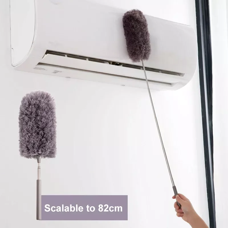 

Microfiber Duster Brush Extendable Hand Dust Cleaner Anti Dusting Brush Air-condition Car Furniture Cleaning New Home Book Cases