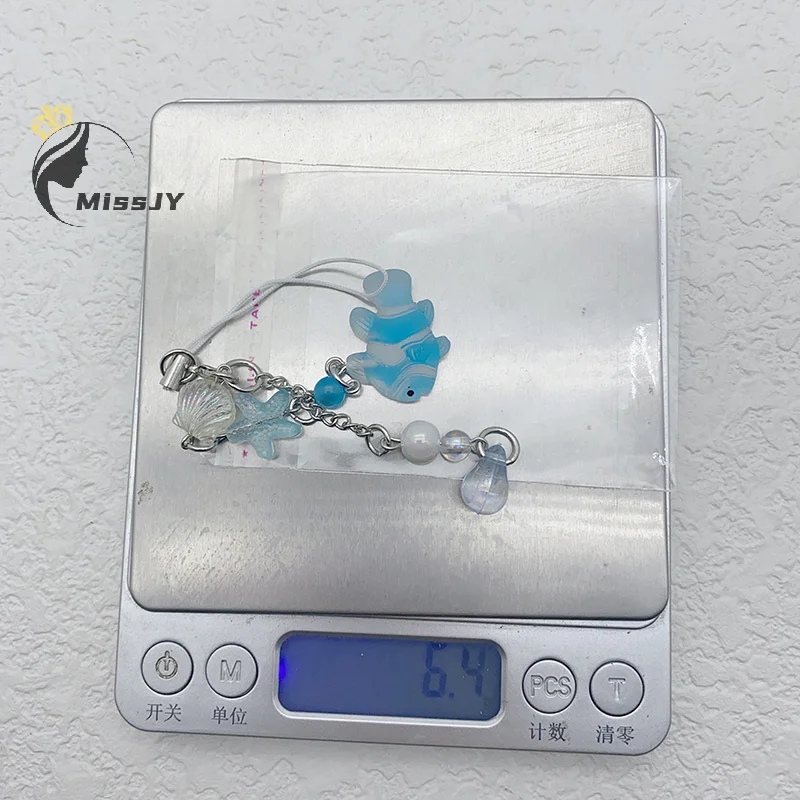 Подвеска для телефона в виде рыбьей морской звезды ракушки мультяшный брелок