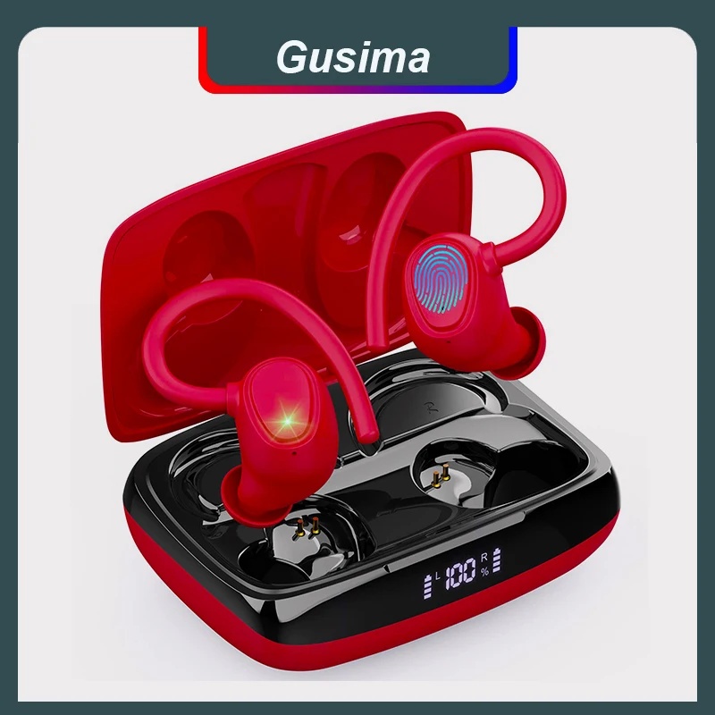 

TWS Wireless Earphones Bluetooth 5.1 Sports Headphone IPX7 Waterproof Headsets Touch Control 9D Stereo Headset with Mic Earpiece