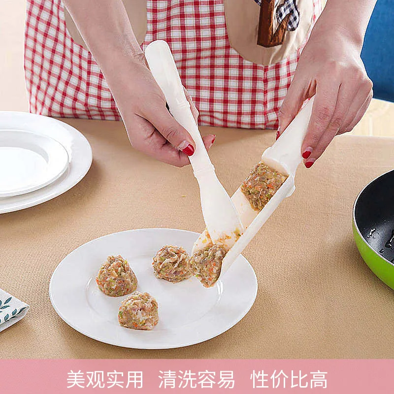 Изготовление фрикаделек пластиковая 1/4 ряда удобная форма для изготовления