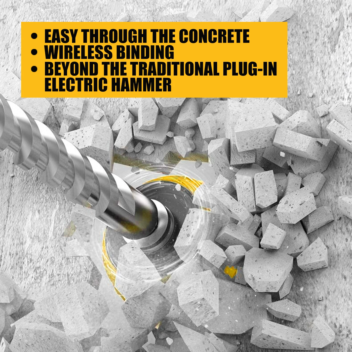 Аккумуляторный перфоратор LYUWO