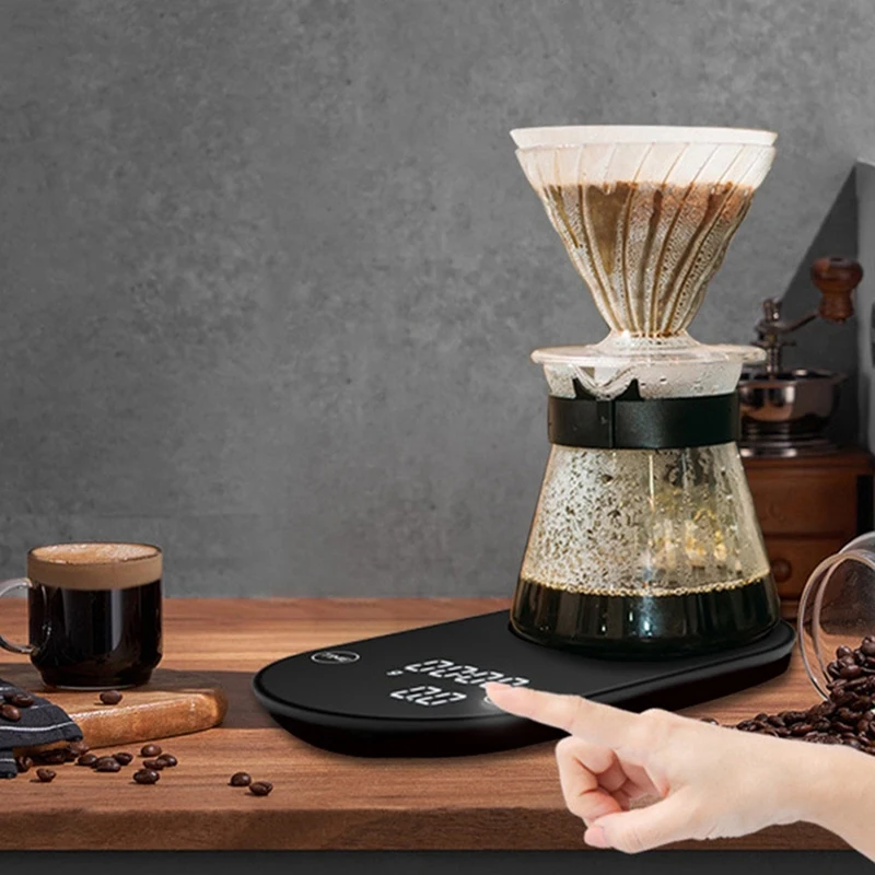 Весы для кофе с зарядкой через USB бытовые умные электронные весы кухонные точные