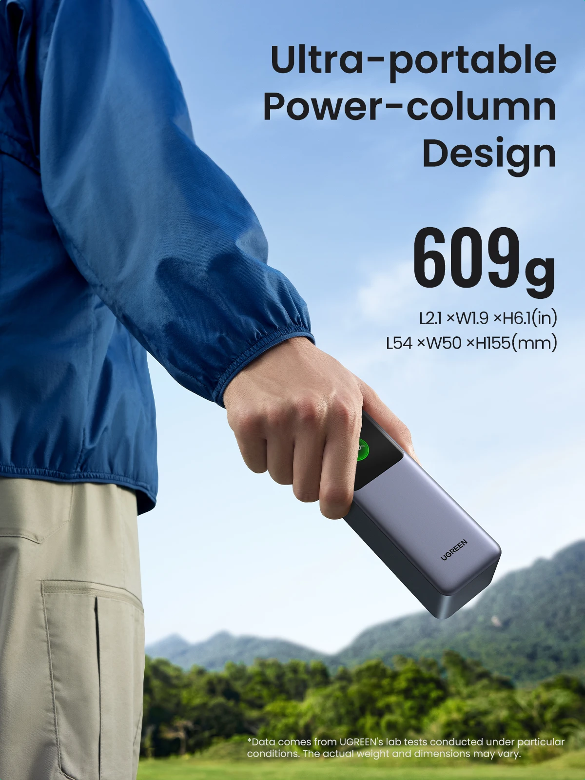 UGREEN 200 Вт Power Bank с быстрой зарядкой 25000 мАч PD3.1 PowerBank для ноутбука iPhone 15 Pro Max Внешняя