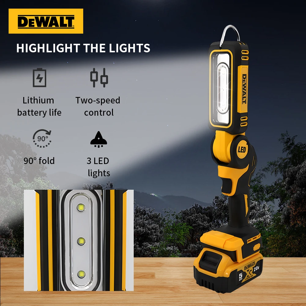 Литиевая батарея DEWALT 20 В 90 градусов 1 шт